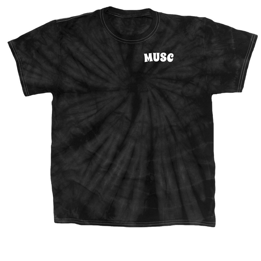 Happy Organs, a Black Classic Tie Dye Tee