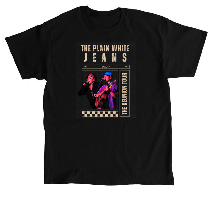 The Plain White Jeans Band Tee, a Black Classic Unisex Tee