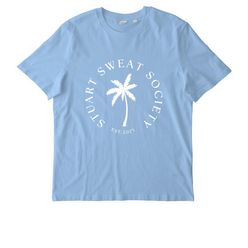 STUART SWEAT SOCIETY SIGNATURE TEE, a Blue Soul Stanley/Stella Unisex Creator 2.0 Tee