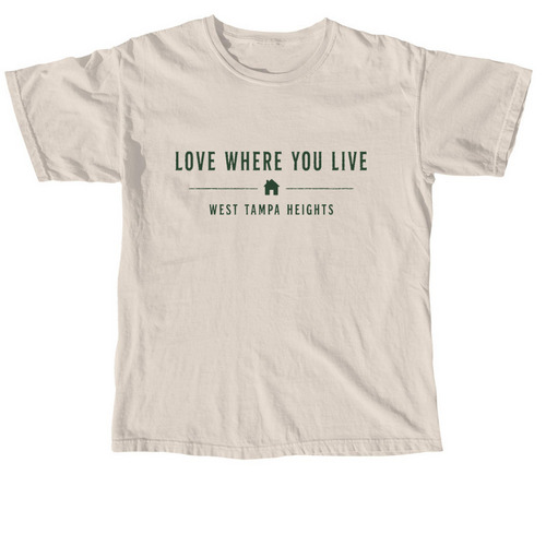 Love Where You Live, a Ivory Comfort Colors Unisex Tee