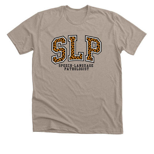Wild About SLPs, a Heather Stone Premium Unisex Tee