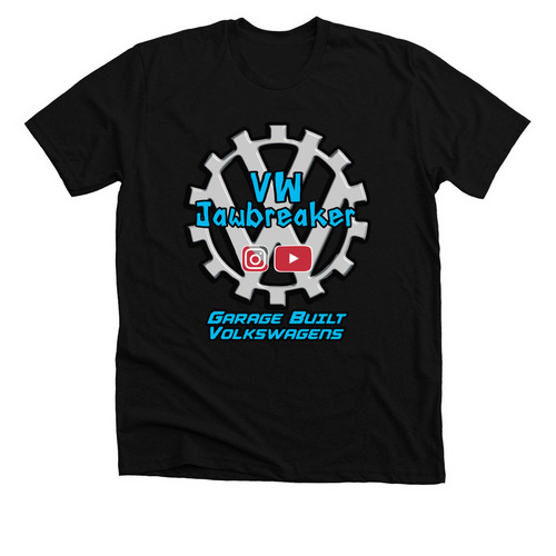 VWJawbreaker short sleeve shirts, a Solid Black Blend Premium Unisex Tee