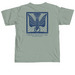 Descending Dove, a Bay Comfort Colors Unisex Tee (back-view)