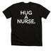 Hug a Nurse, a Solid Black Blend Premium Unisex Tee