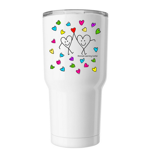 "We Belong", a White Insulated Tumbler
