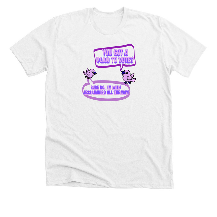 Jess Limbird for Lewisburg City Council, a Solid White Blend Premium Unisex Tee