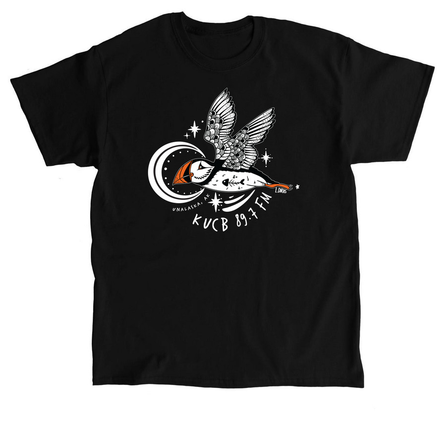 2025 Puffin Design By Lydia Dirks, a Black Classic Unisex Tee