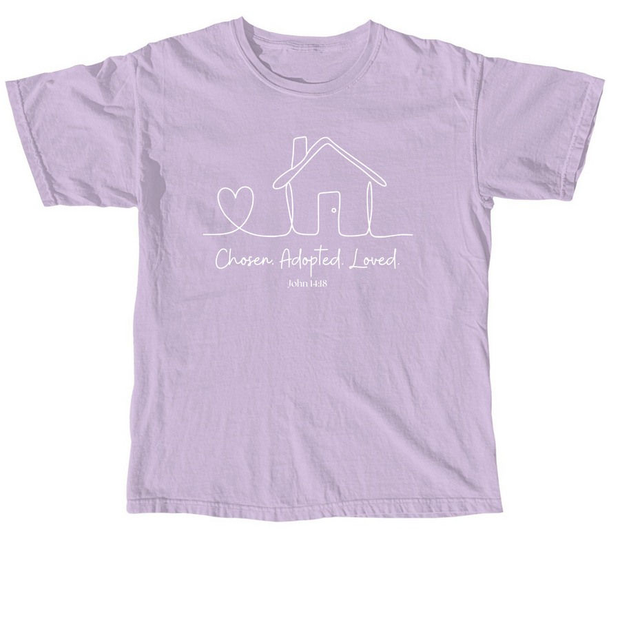 Smith Adoption Fundraiser, a Orchid Comfort Colors Unisex Tee