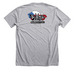 CHGSDS, a Athletic Heather Premium Unisex Tee (back-view)
