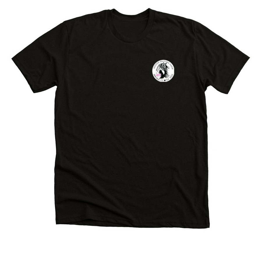 Thank You for Supporting Our Farm, a Solid Black Blend Premium Unisex Tee