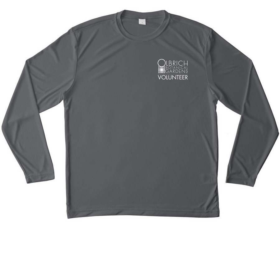 Volunteer Athletic Long Sleeve, a Iron Grey Unisex Performance Long Sleeve Tee