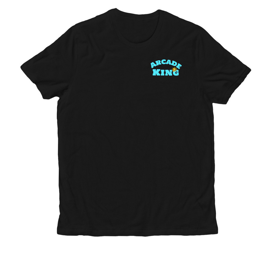 Arcade KING!!, a Deep Black Allmade Organic Cotton Unisex Tee
