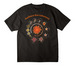 Sunflower Star Life Cycle, a Black Unisex Heavyweight Tee (back-view)