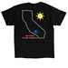 Work Wear, a Black Classic Unisex Tee (back-view)