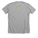 King Snail's Treasure Trove, a Athletic Heather Premium Unisex Tee (back-view)
