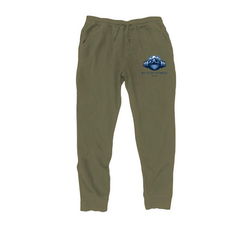 Be Elite Fitness Joggers, a Army Midweight Fleece Joggers
