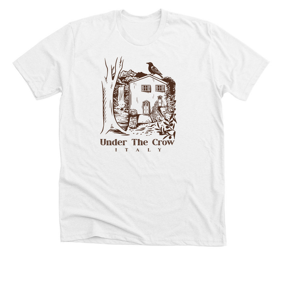 Under The Crow, a Solid White Blend Premium Unisex Tee
