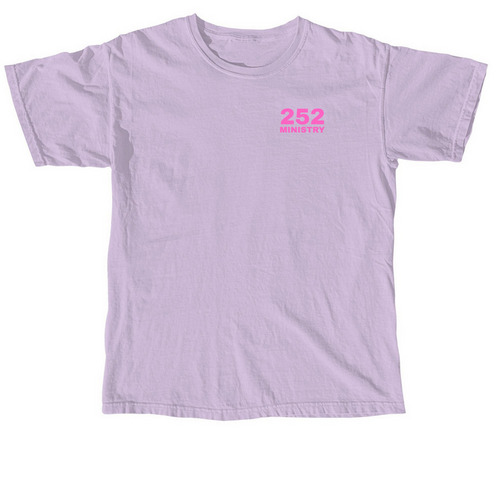 Wisdom, Stature, Favor - pink/pastels, a Orchid Comfort Colors Unisex Tee