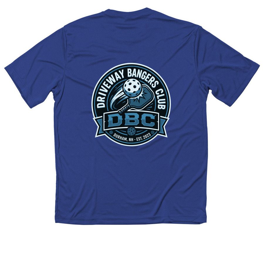 Performance T-Shirts, a True Royal Classic Performance Tee (back-view)