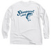 Jumping Fish T-Shirt, a White Classic Long Sleeve Tee