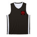 WAM ACTIVE WEAR, a Black/ White Reversible Basketball Jersey