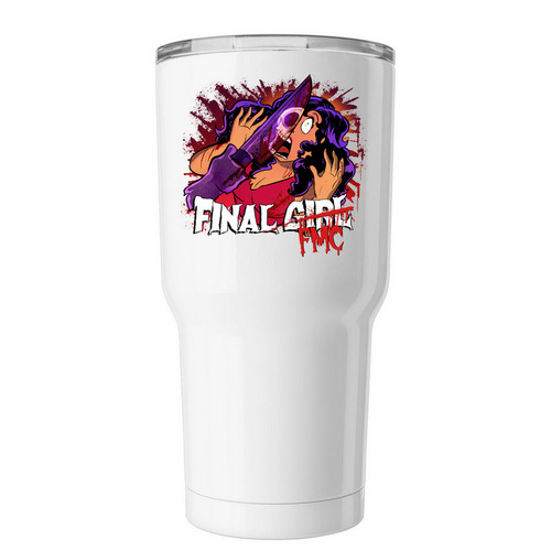 Final FMC Tumbler, a White Insulated Tumbler