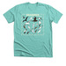 Seabirds of O'ahu, a Heather Sea Green Premium Unisex Tee