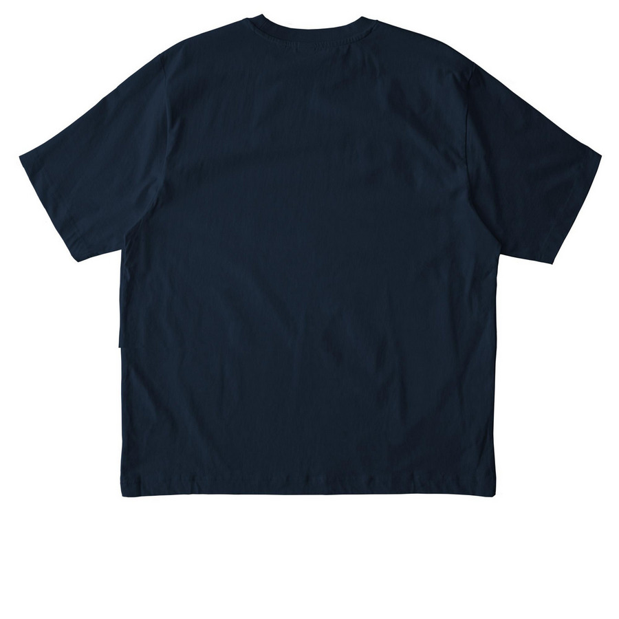 Wondercapture Statement Tee, a French Navy Stanley/Stella Unisex Freestyler Heavyweight Tee (back-view)