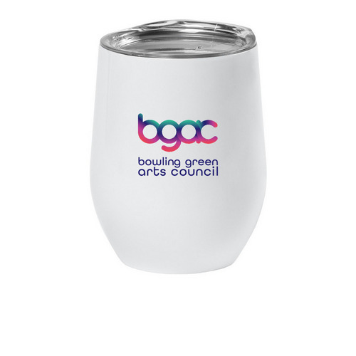 BGAC Insulated Wine Tumbler, a White Insulated Wine Cup