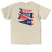 Noah Kahan&nbsp;San Diego&nbsp;Merch, a Sand Classic Unisex Tee (back-view)