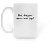 The Mug, a White Large Coffee Mug (back-view)
