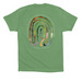 The Trees Labyrinth Shirt, a Leaf Premium Cotton Tee (back-view)