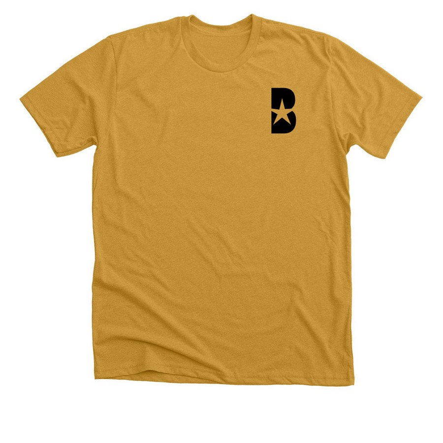 2025-26 Season Design, a Heather Mustard Premium Unisex Tee