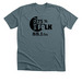 75% Folk, a Heather Slate Premium Unisex Tee