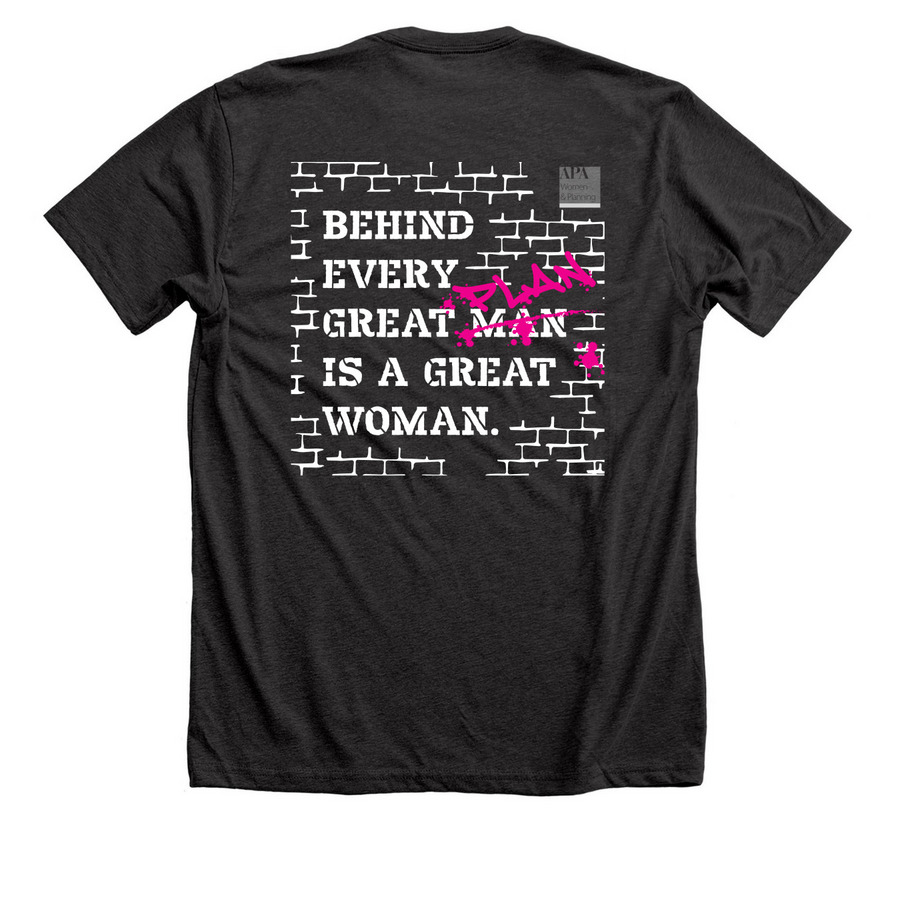 2026 Featured Design, a Dark Grey Heather Premium Unisex Tee (back-view)
