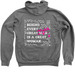 2026 Featured Design, a Deep Heather Zip Up Hoodie (back-view)