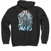 Kromatik Kollektion, a Black Pullover Hoodie (back-view)