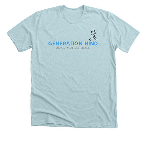 *Limited Edition" Gen K&nbsp;, a Heather Ice Blue Premium Unisex Tee