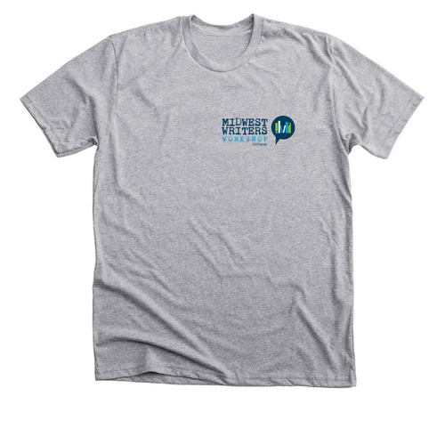 Midwest Writers, a Athletic Heather Premium Unisex Tee