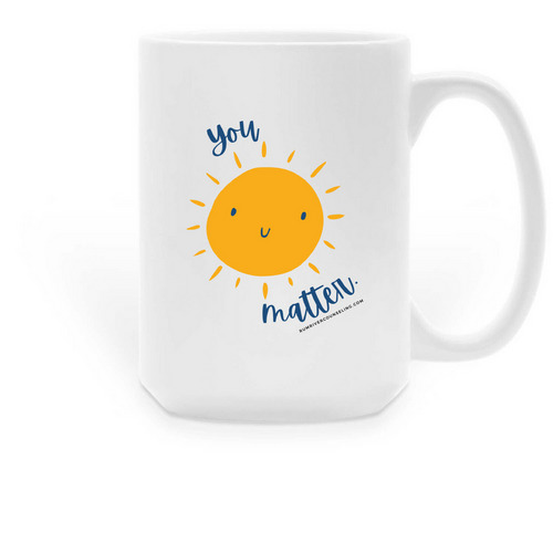 You Matter, a White Large Coffee Mug