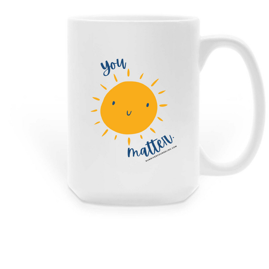 You Matter, a White Large Coffee Mug
