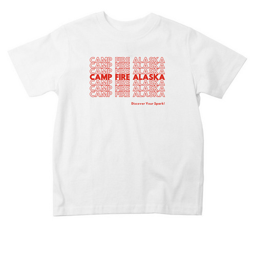 Camp Fire Alaska- Thank You (Toddler), a White Toddler Tee