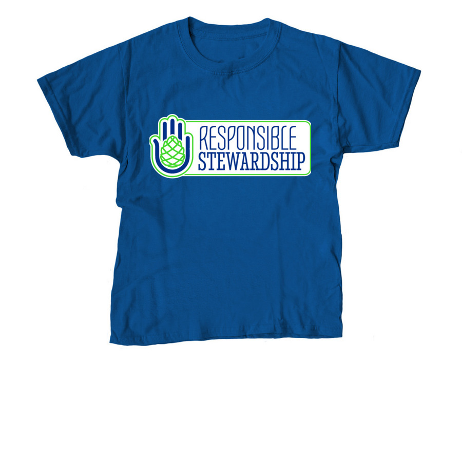 RS Volunteer Apparel 2023 Design, a Royal Blue Youth Unisex Tee