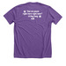Evie?s Strong Heart 2026, a Heather Team Purple Premium Unisex Tee (back-view)