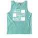 Official Brick House Bones clothing., a Chalky Mint Comfort Colors Tank Top