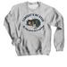 My dog gave me a curfew., a Sport Grey Crewneck Sweatshirt