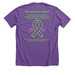 Annie Strong 2026, a Heather Team Purple Premium Unisex Tee (back-view)