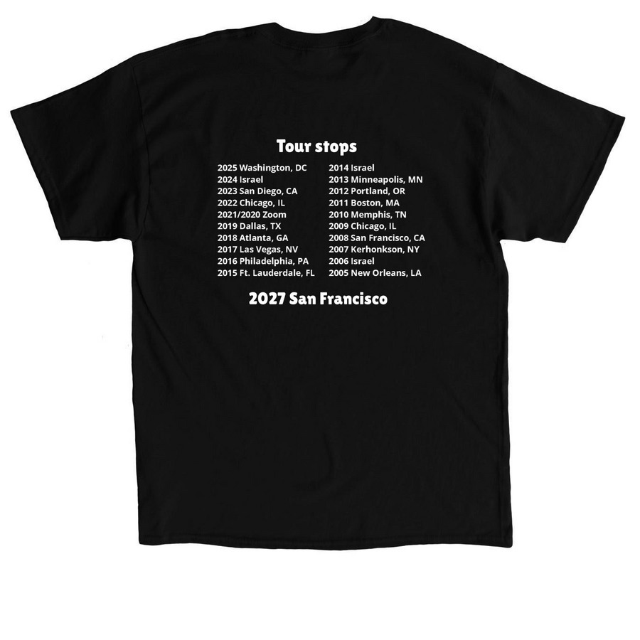 ACC-GTM 2026 Convention in Cleveland Rocks!&nbsp;, a Black Classic Unisex Tee (back-view)