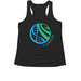 Activewear, a Black Women's Performance Tank (back-view)