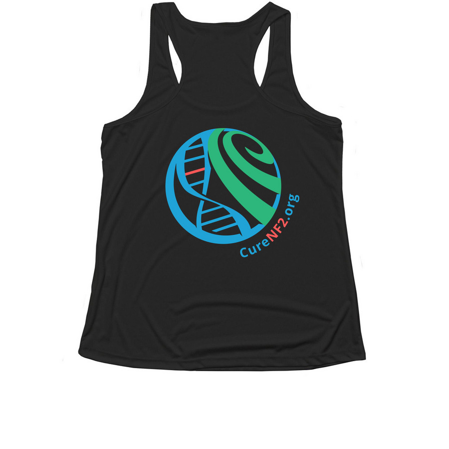 Activewear, a Black Women's Performance Tank (back-view)